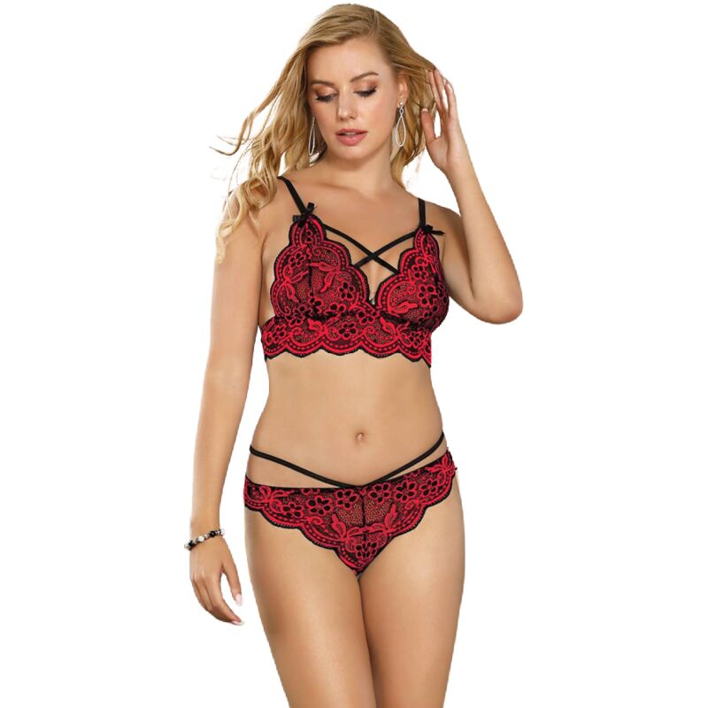 ensemble-sexy-rouge-deux-pieces-culotte-en-dentelle