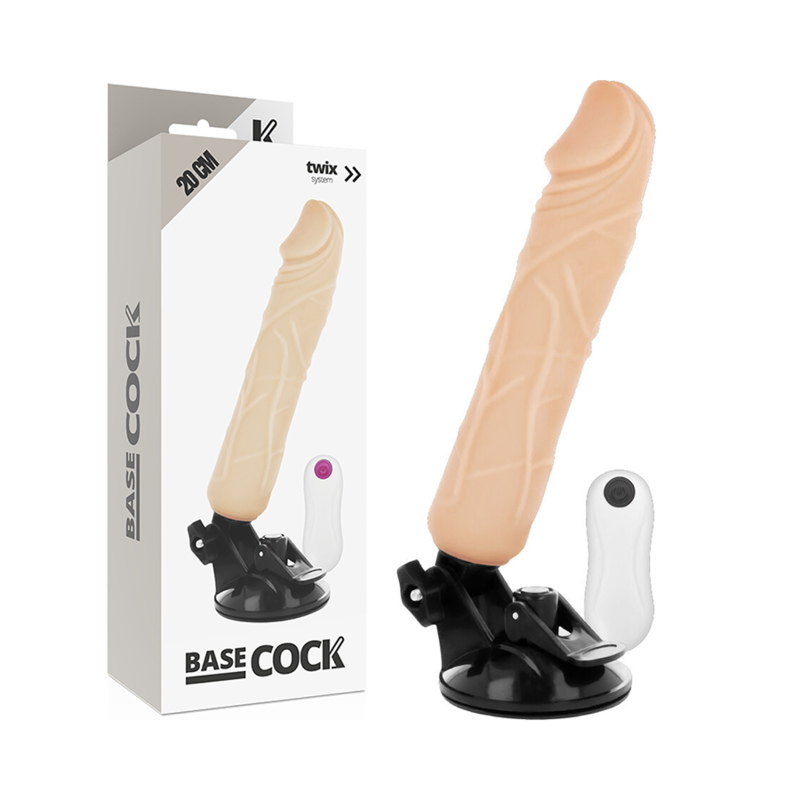 Gode Vibrant Réaliste 20CM BASECOCK