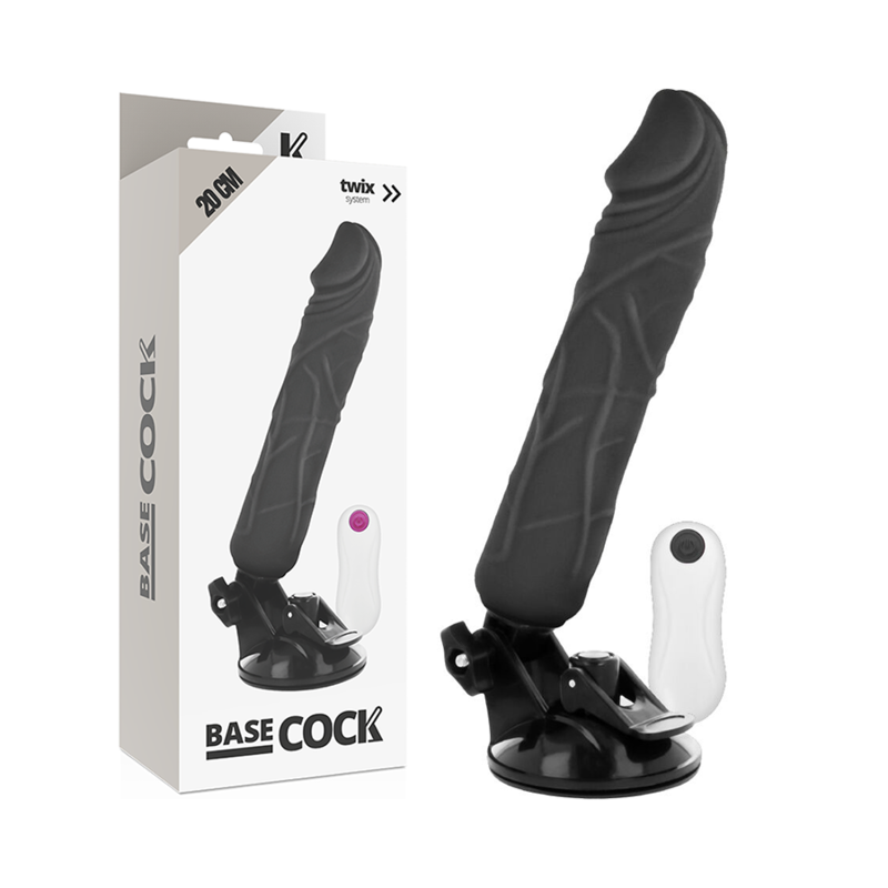 Gode Vibrant Réaliste 20CM BASECOCK