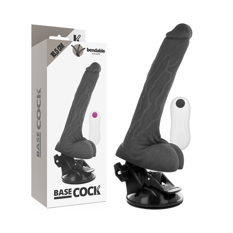 Gode Réaliste En Silicone Télécommandé BASECOCK