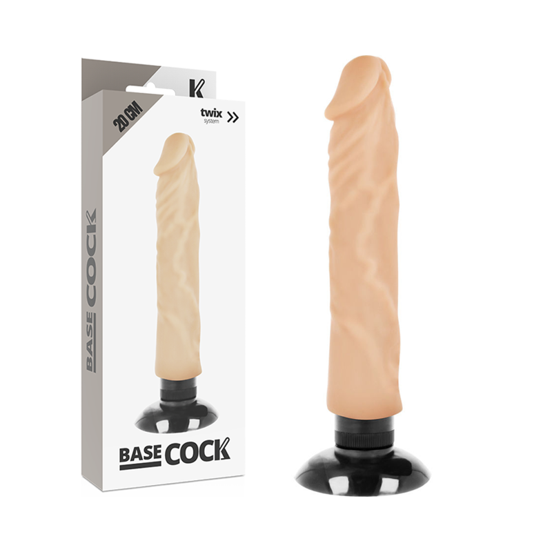 Gode Vibrant Ventouse 20 CM BASECOCK