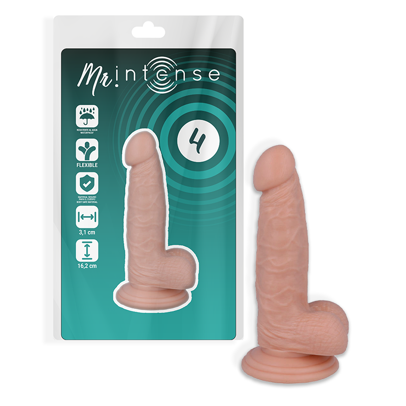 Gode Ventouse Réaliste En Silicone - 16 CM MR. INTENSE