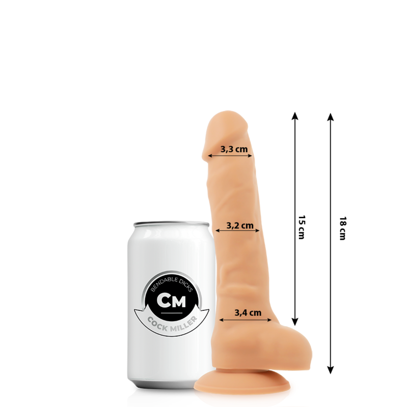 Gode Ventouse Réaliste En Silicone COCK MILLER