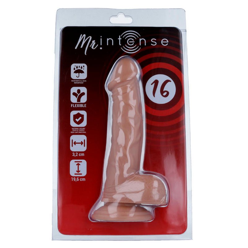 Gode Ventouse Réaliste 19.6cm MR. INTENSE