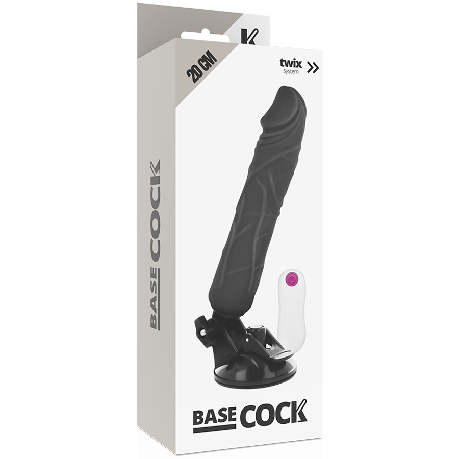 Gode Vibrant Réaliste 20CM BASECOCK