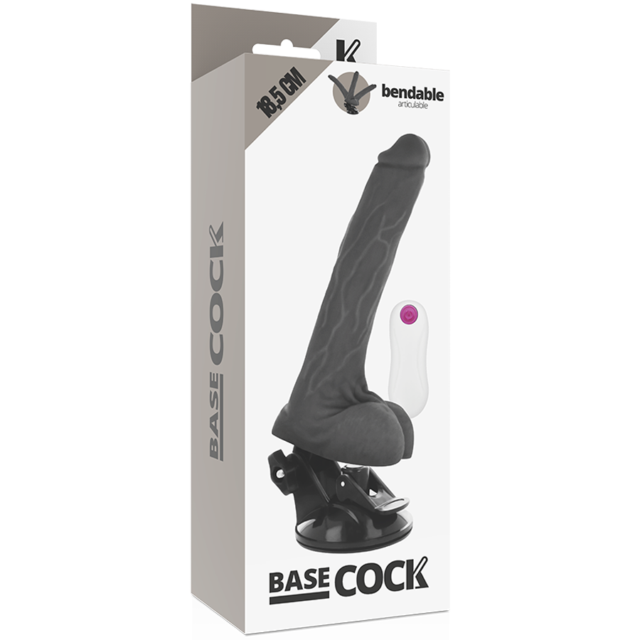 Gode Réaliste En Silicone Télécommandé BASECOCK