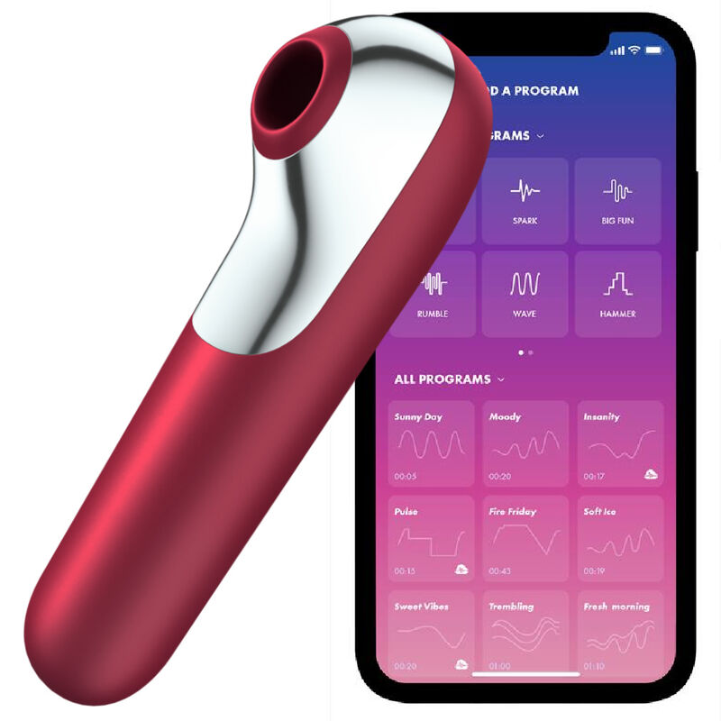 aspirateur-de-clitoris-connecte-satisfyer-dual-love-rouge